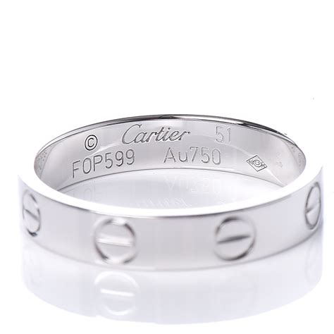 cartier white gold rings|white gold ring for couple.